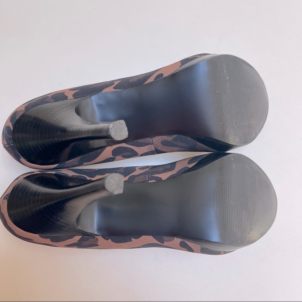 Alfani Via Spiga Leopard Python Print Square Toe … - image 8